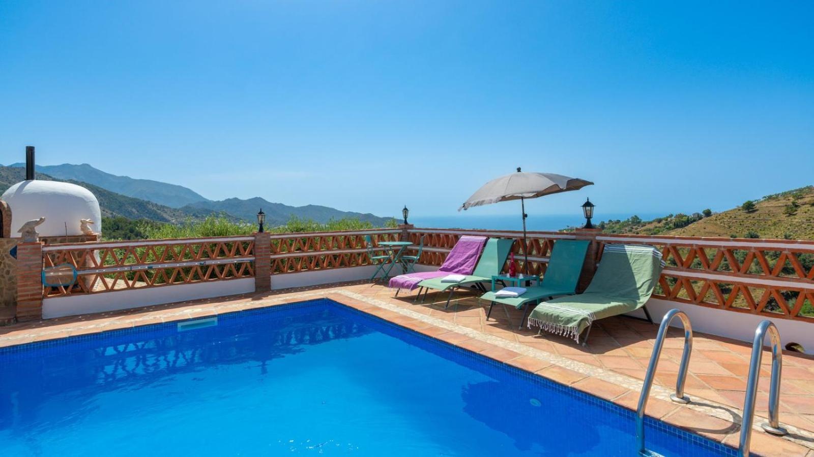 Villa Cortijo El Mirador Frigiliana By Ruralidays Exterior foto